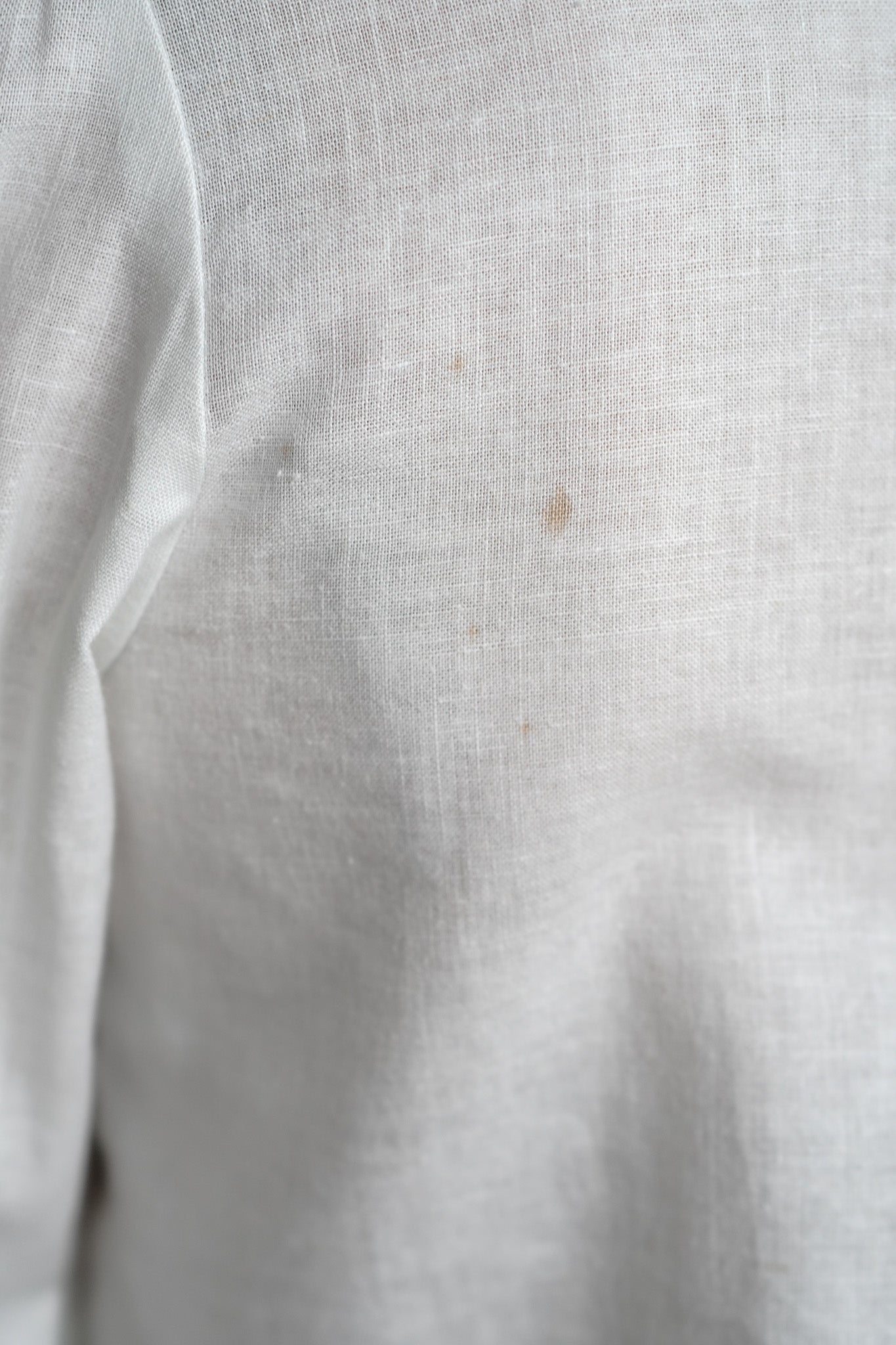 Vintage 80s Bow Front Linen Top