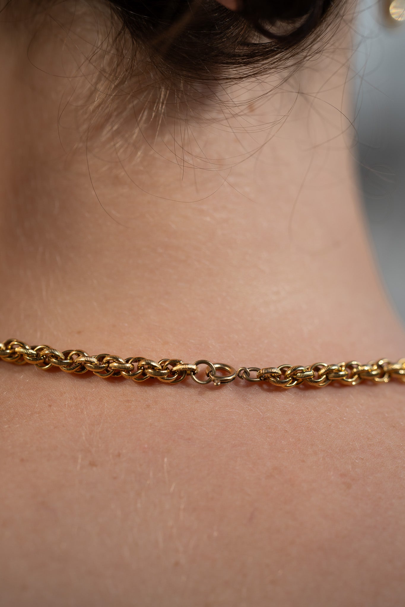 Vintage Butterfly Enamel Necklace w/ Fringe