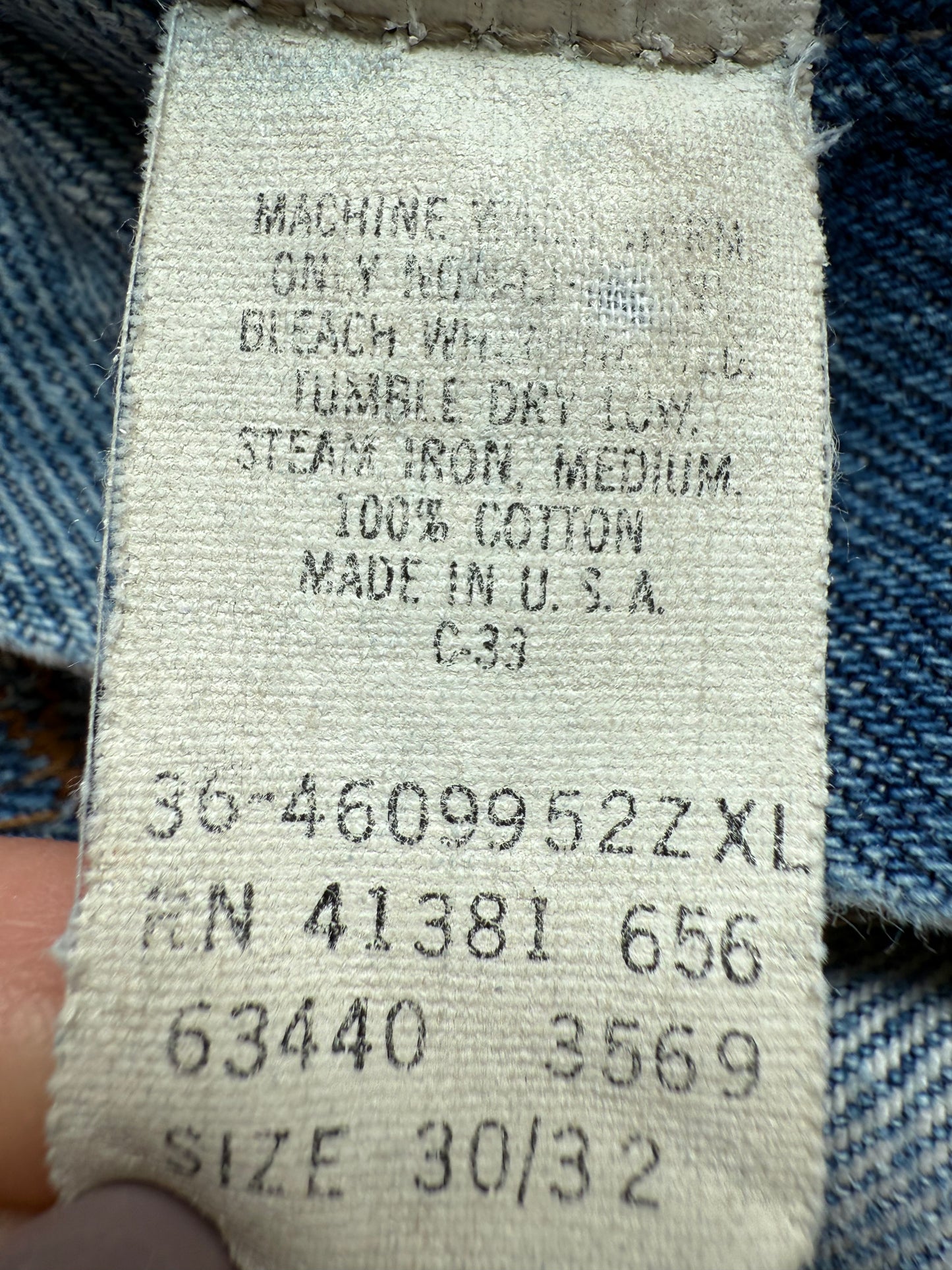 Vintage 90s Double RL Distressed Boyfriend Denim Jeans