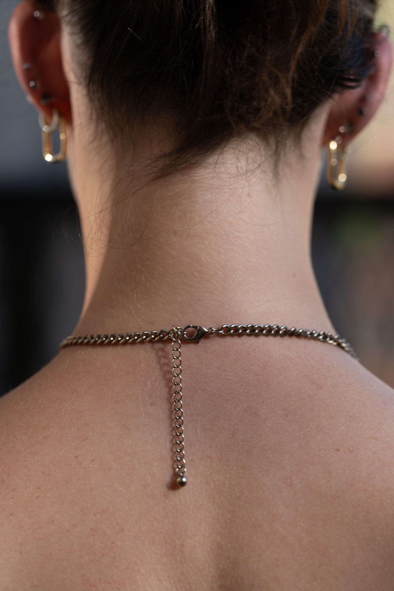 Vintage 70s Collar Plate Necklace w/ Fringe