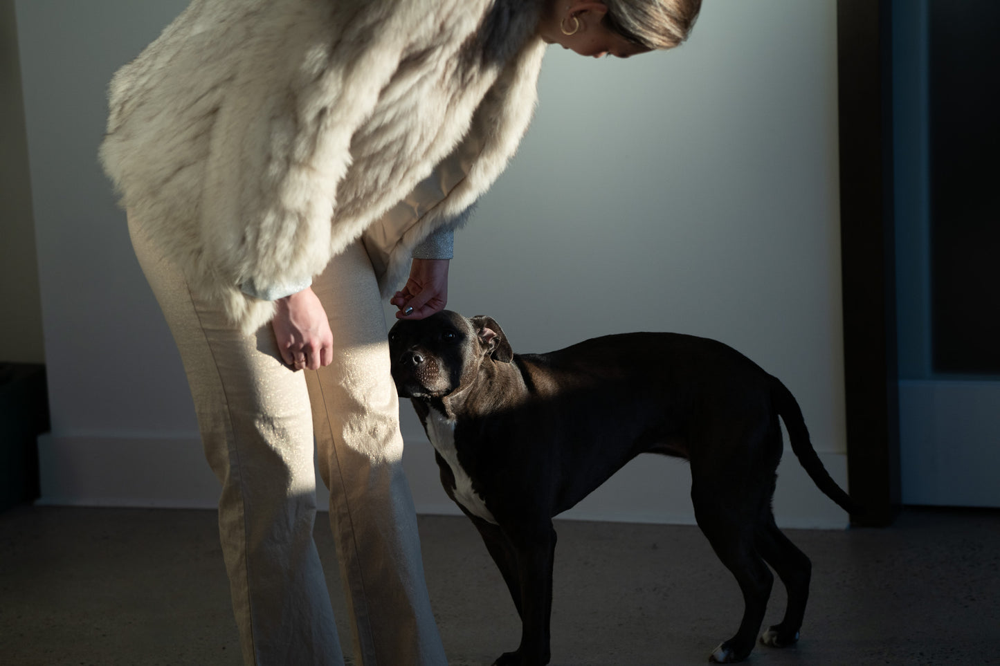 Vintage 60s Silver Fox Fur Coat