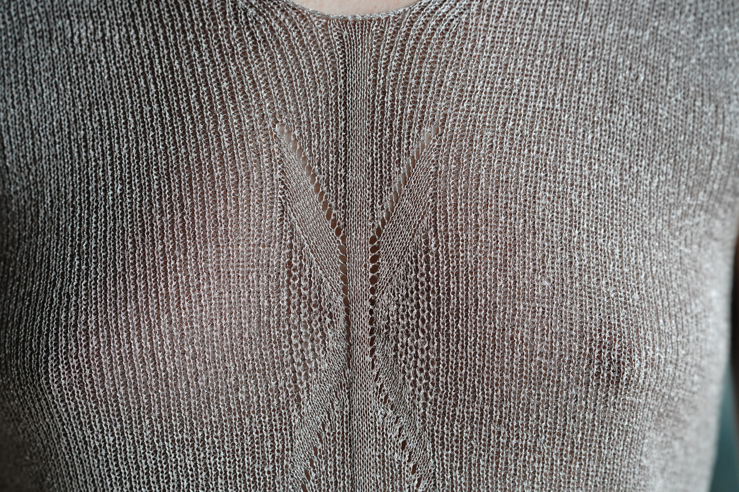 Vintage 90s Open Knit Slinky Top