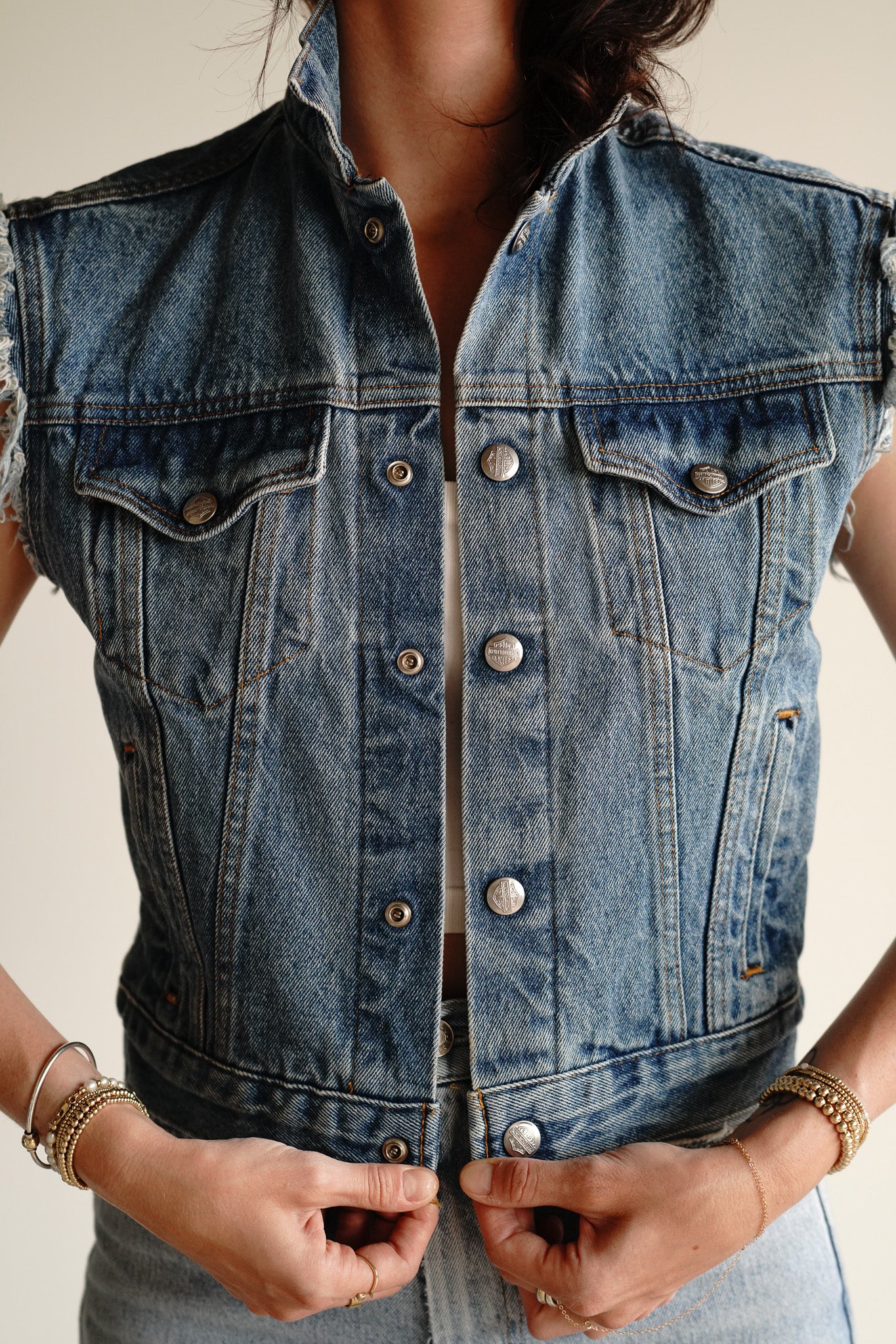 Vintage Harley Davidson Americana Vest