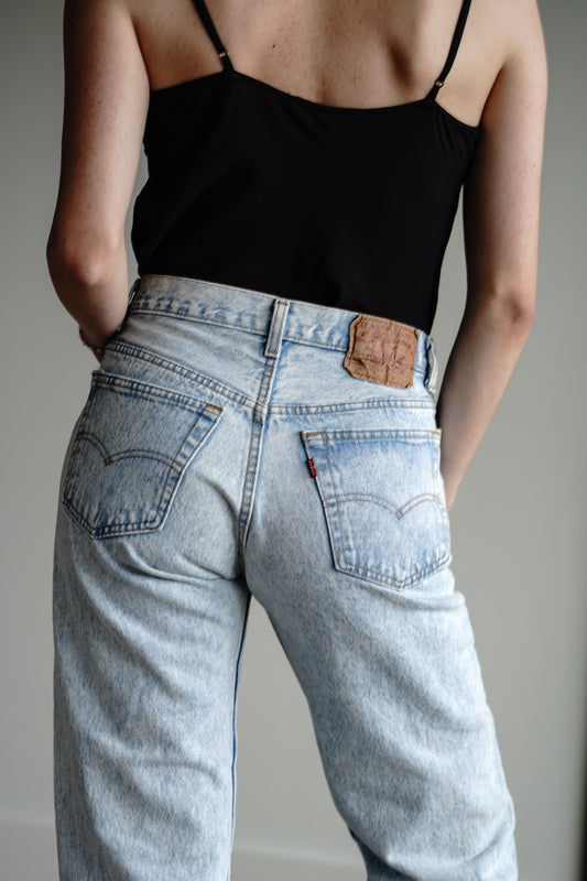 Vintage 80s Levi's Acid Wash Denim