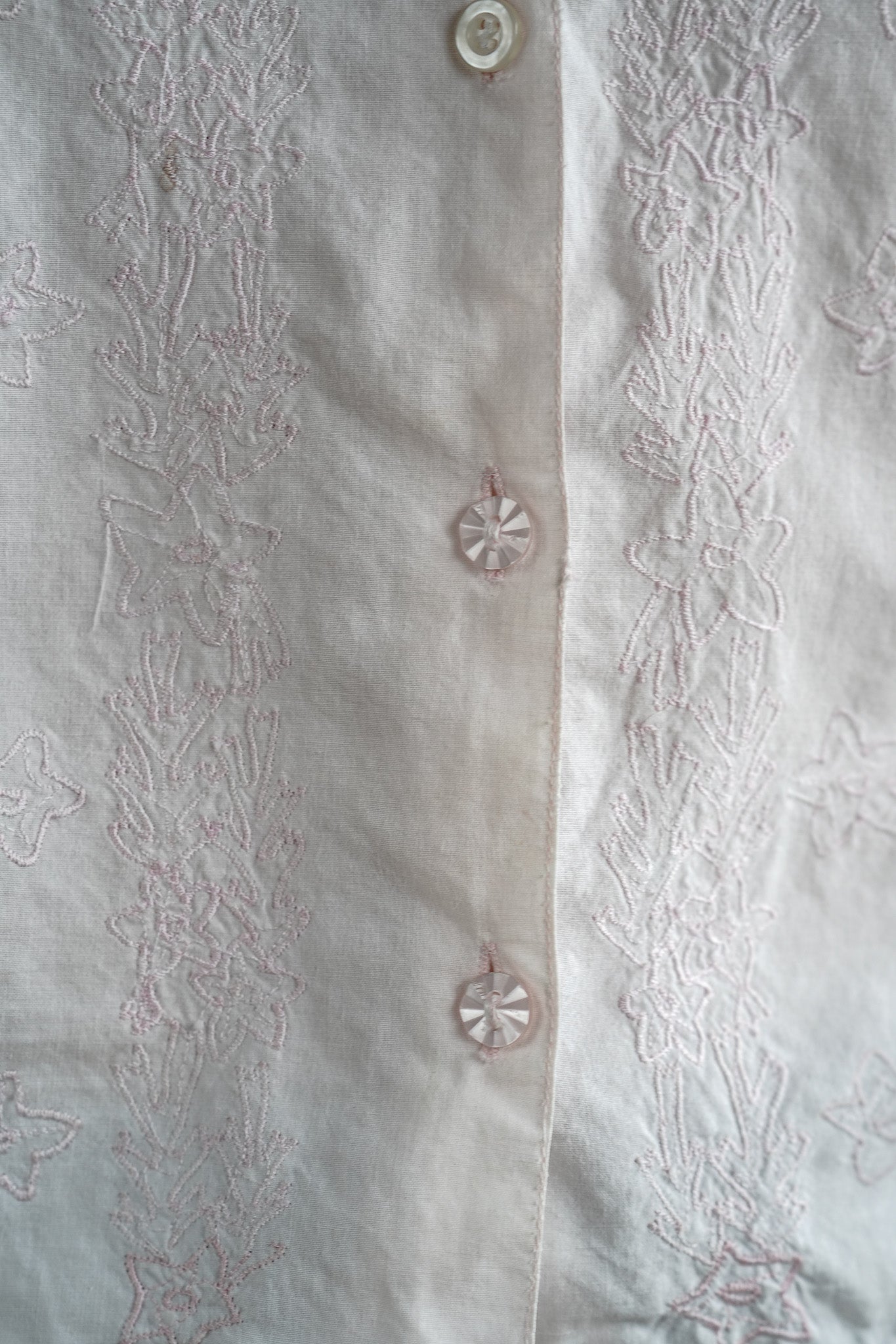 Vintage 90s Cotton Button Front Top