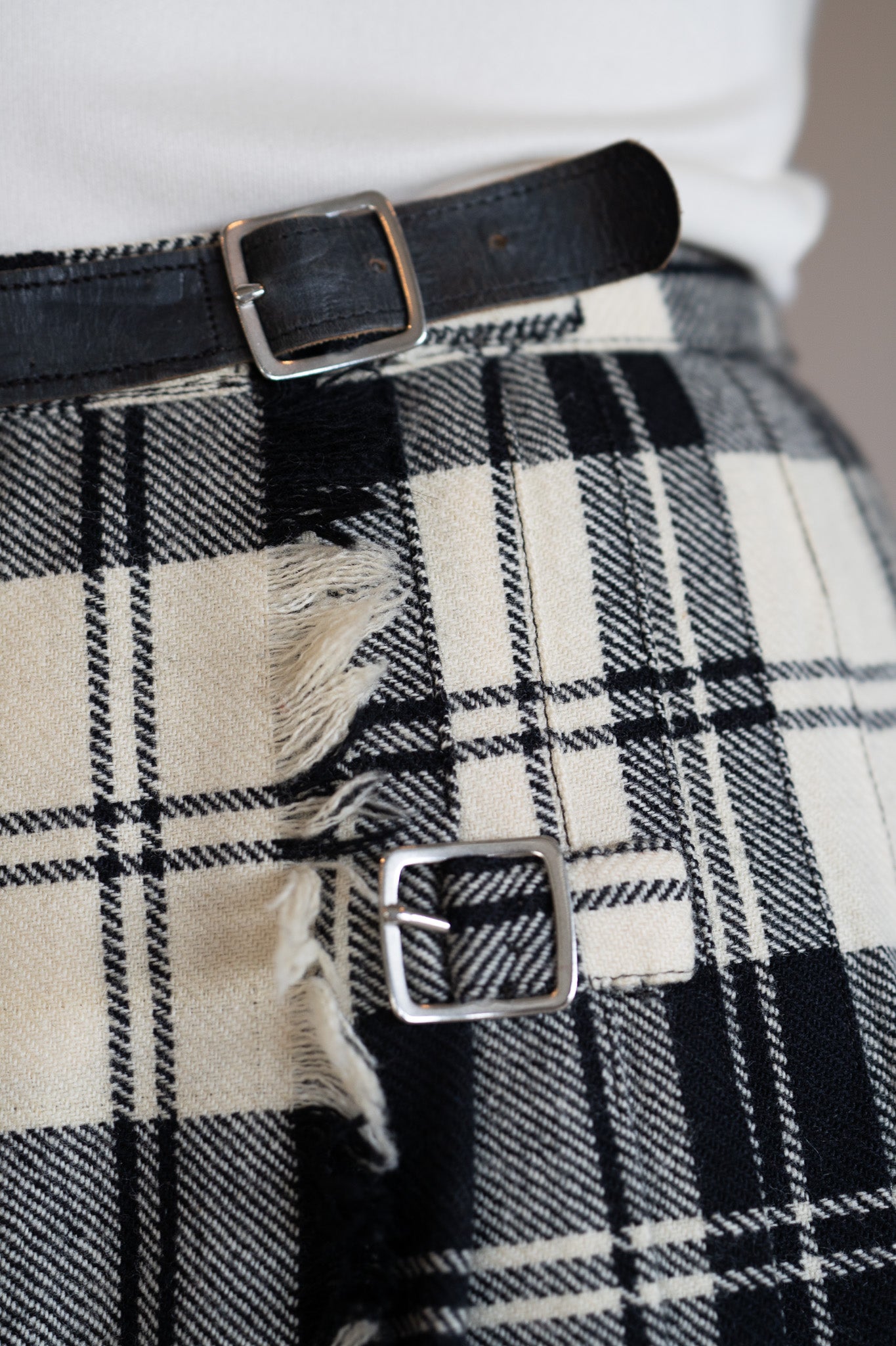 Vintage 60s W. Bill London Wool Kilt Skirt