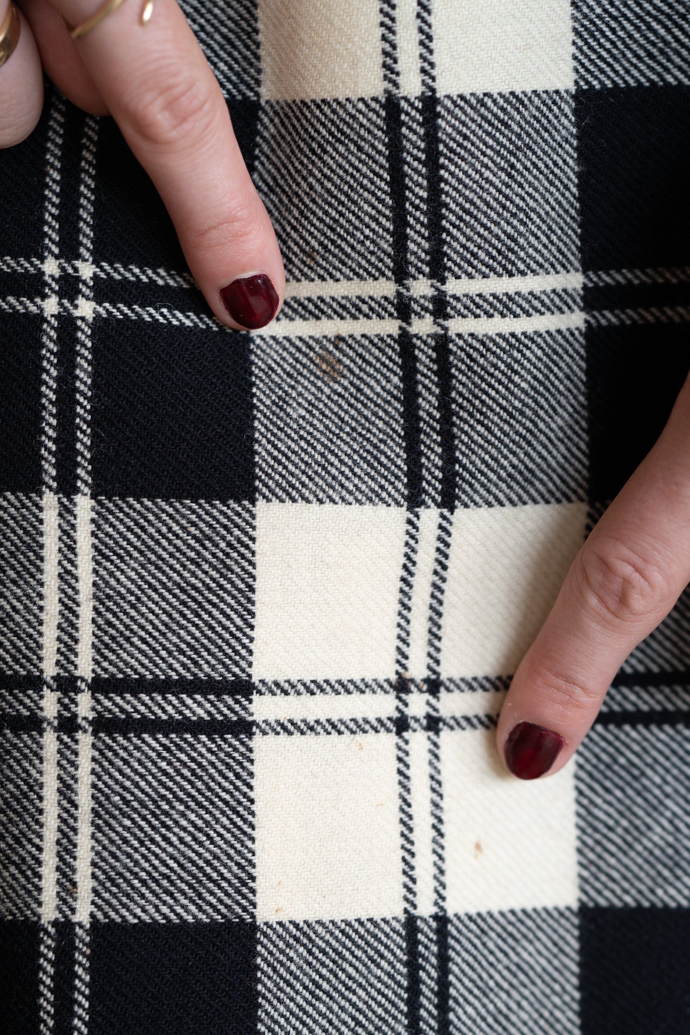 Vintage 60s W. Bill London Wool Kilt Skirt