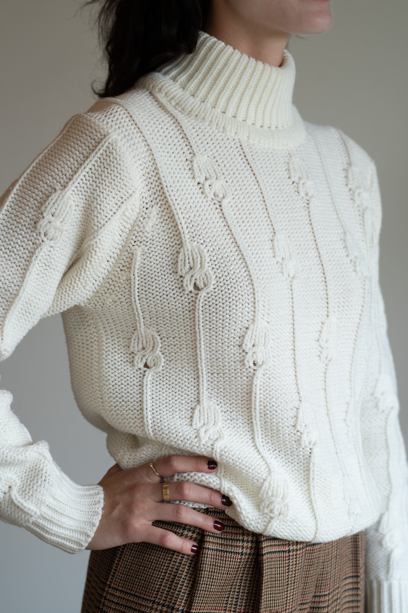 Vintage 70s Fisherman Sweater