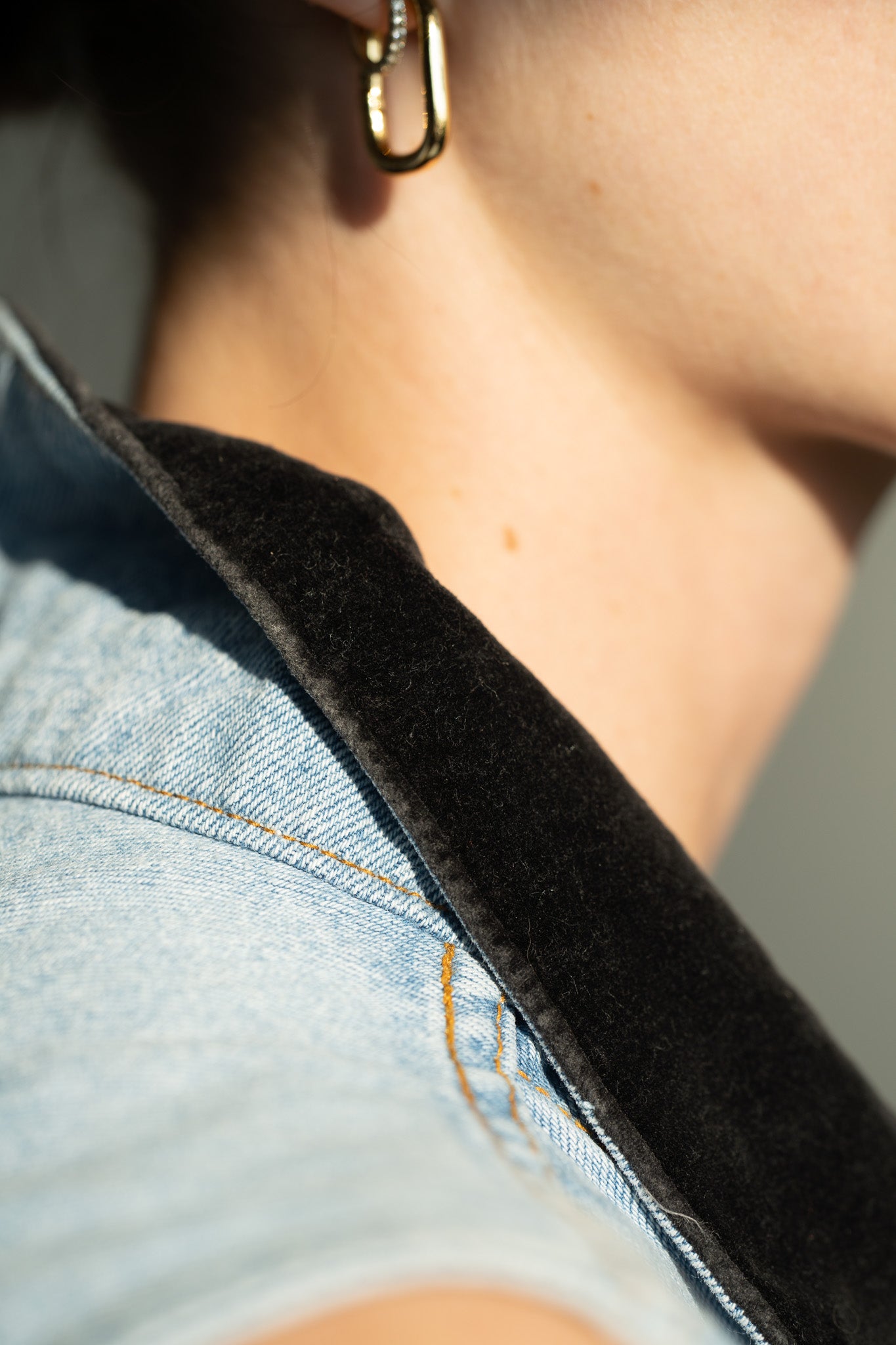 Vintage Bill Blass Stonewash Denim Vest