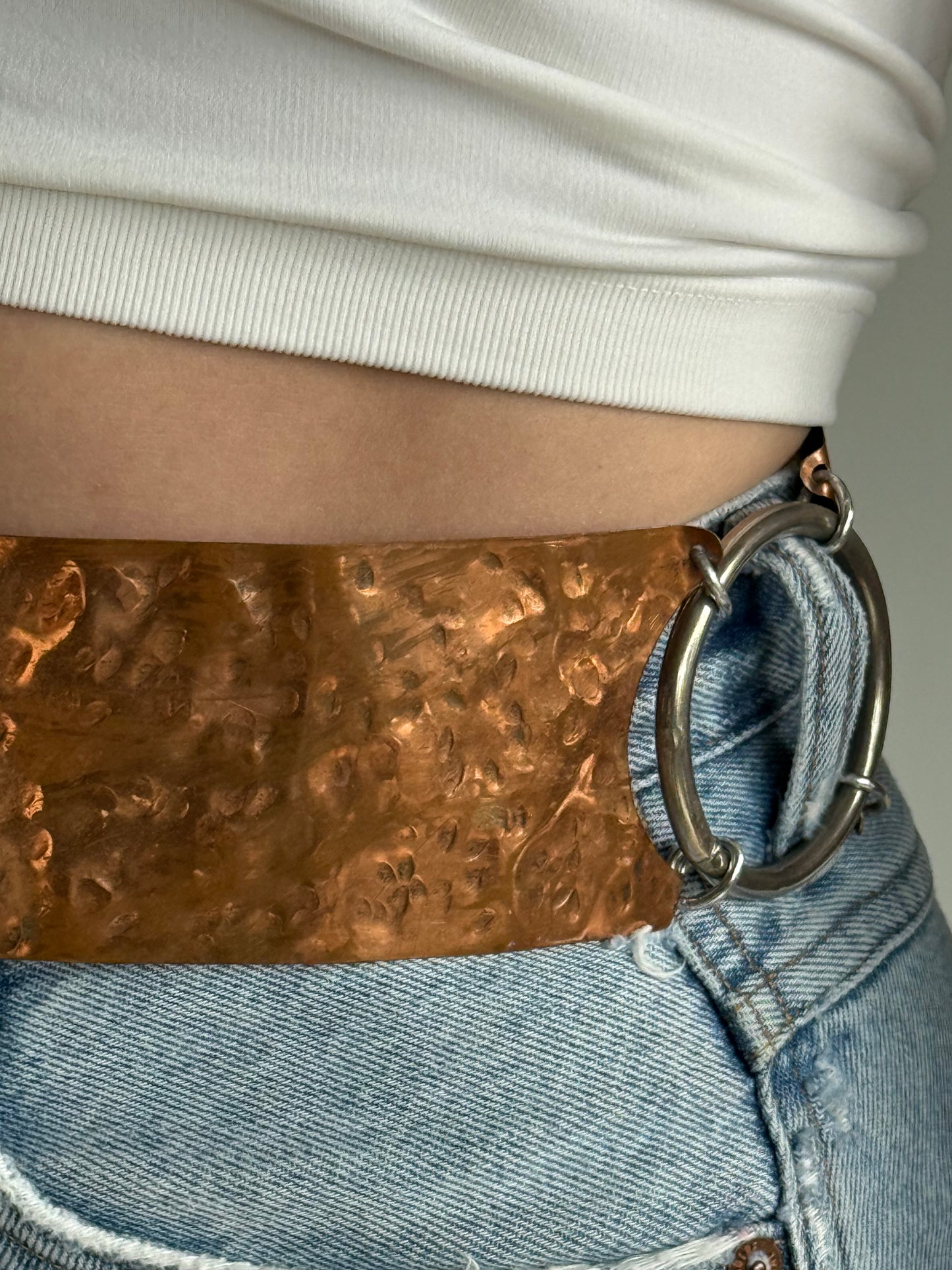 Vintage Oversized Copper Belt