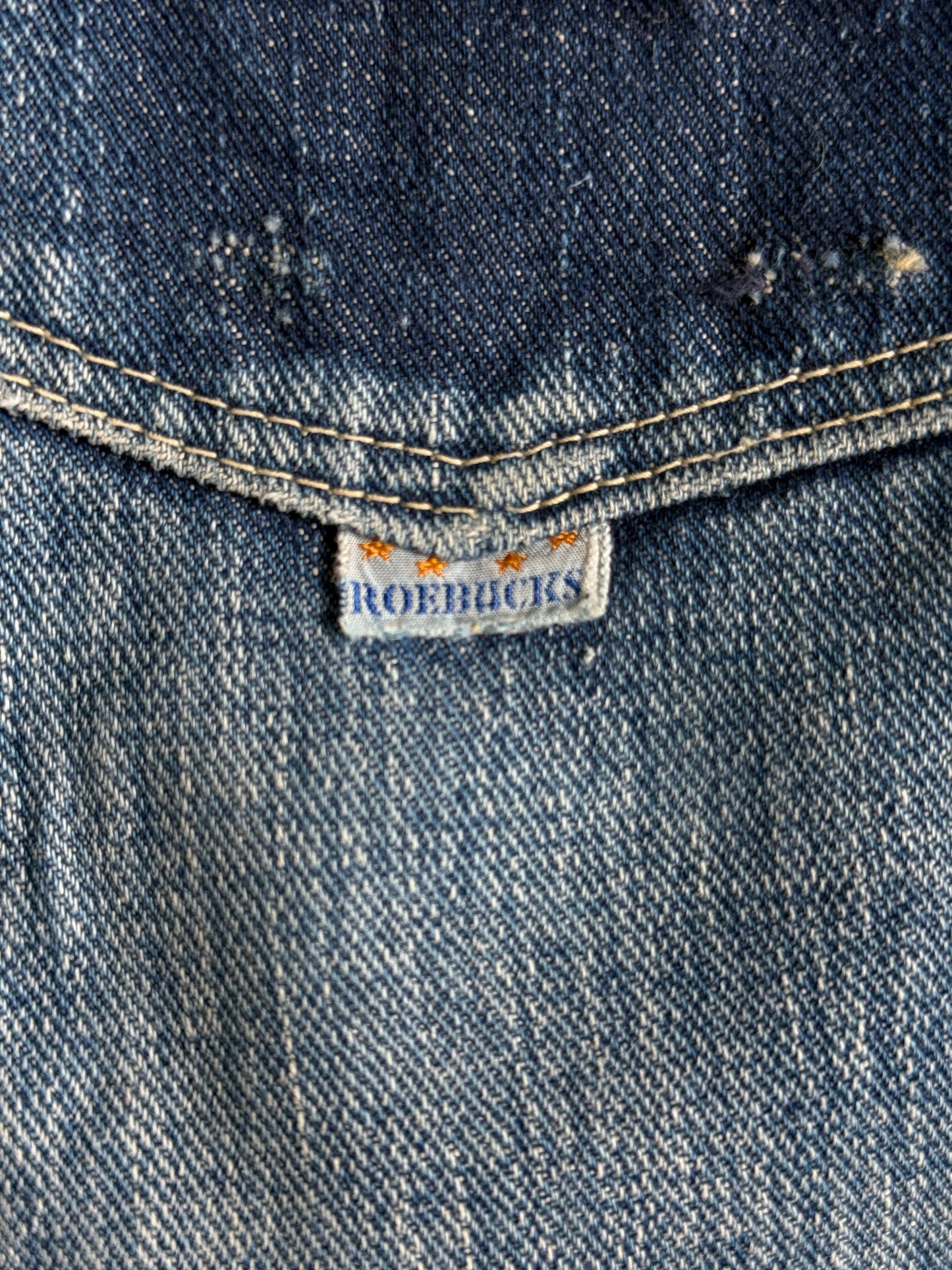 Vintage 50s Sears Roebucks Selvedge Denim