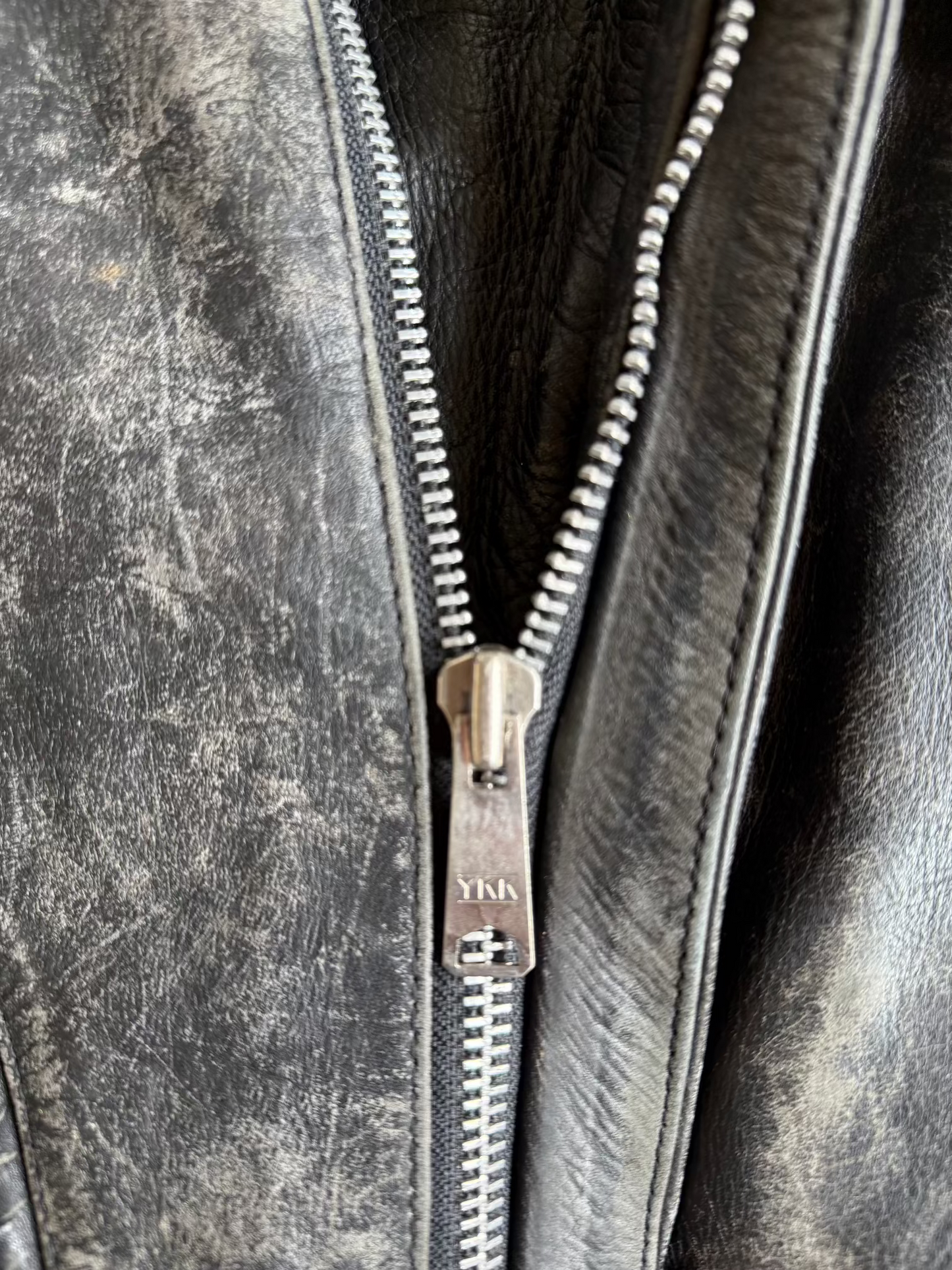 Vintage 70s Fringe Leather Moto Jacket