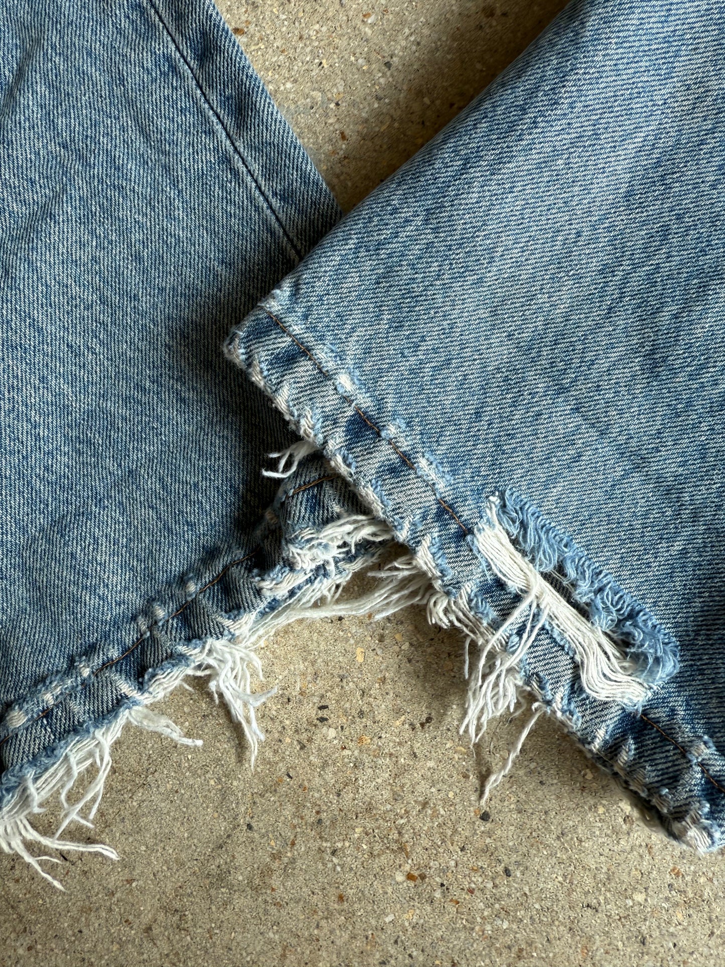 Vintage 90s Double RL Distressed Boyfriend Denim Jeans