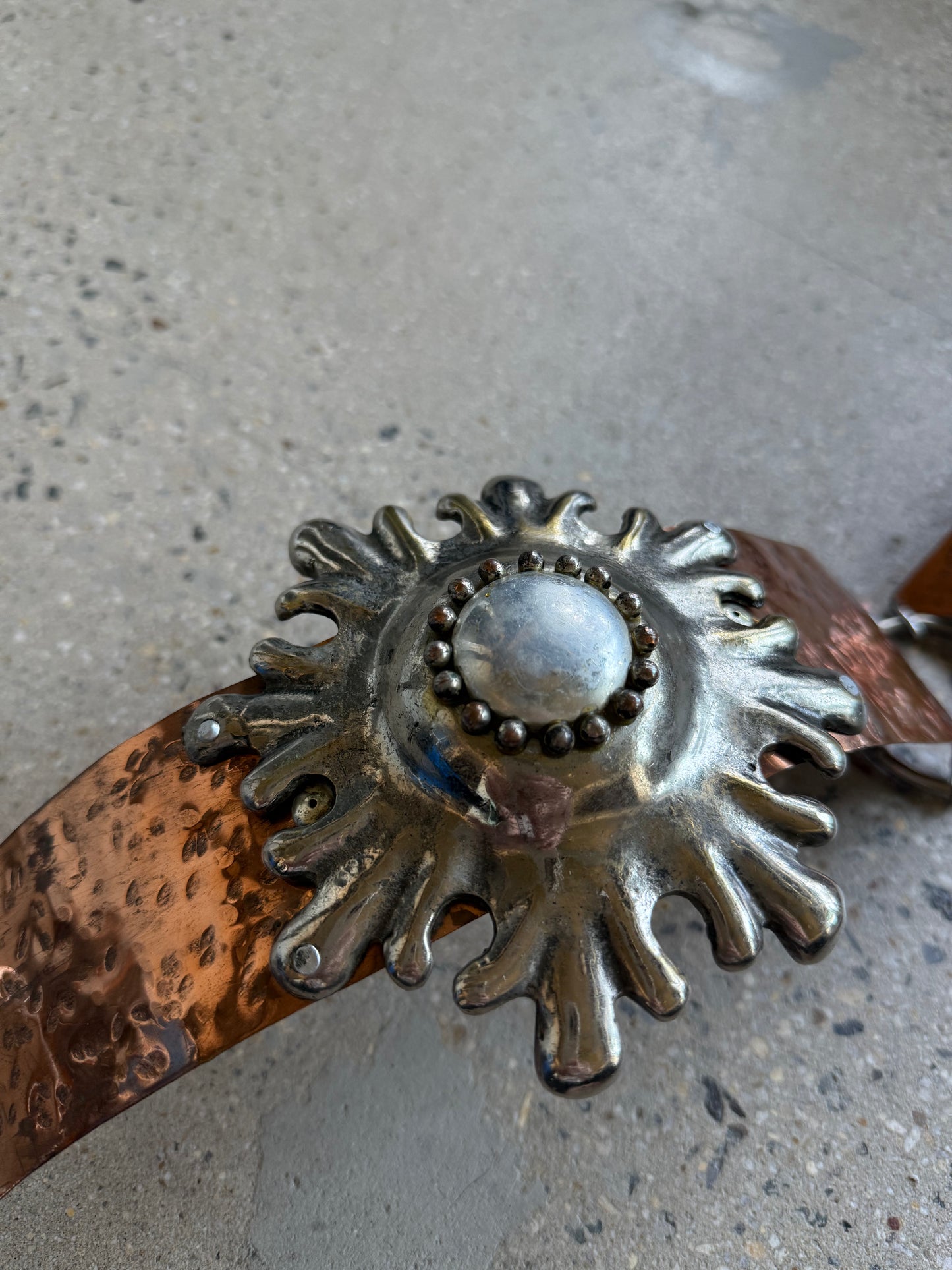 Vintage Oversized Copper Belt